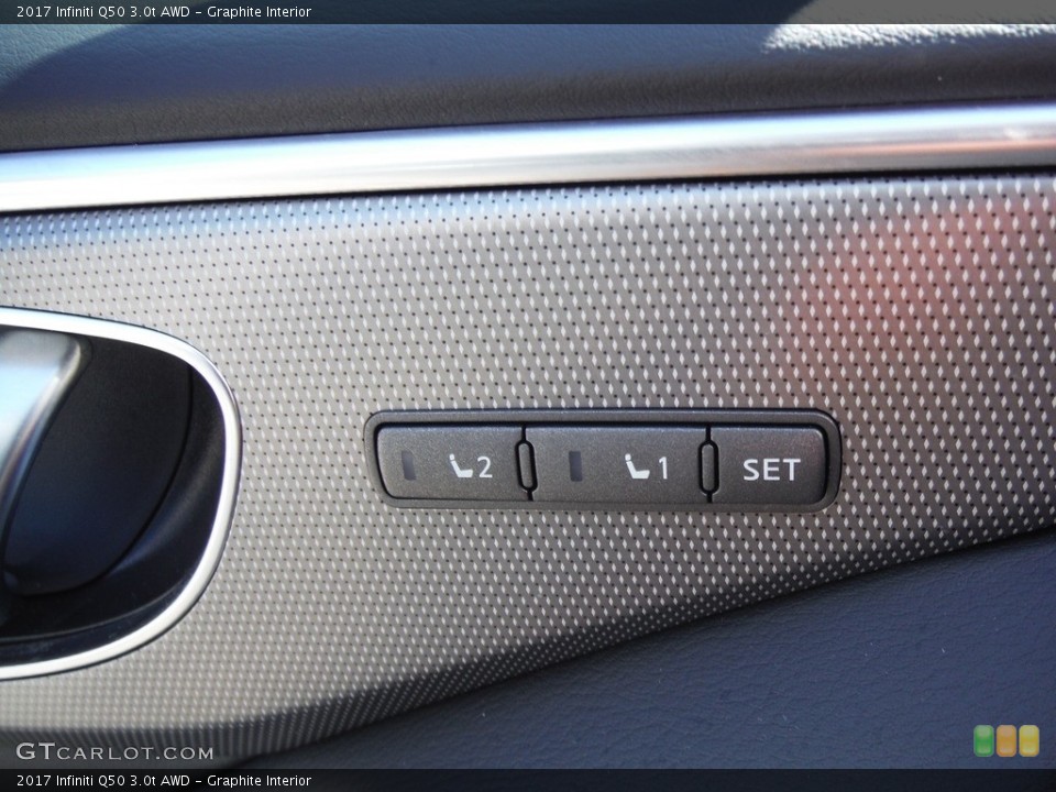 Graphite Interior Controls for the 2017 Infiniti Q50 3.0t AWD #144469862
