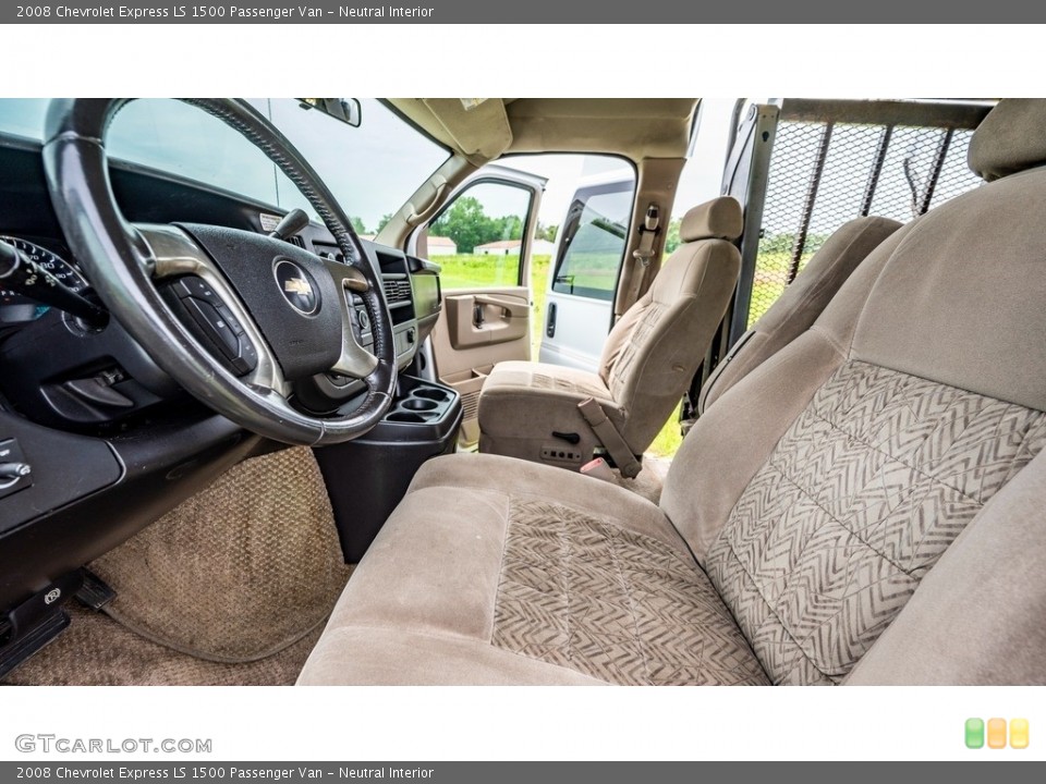 Neutral Interior Front Seat for the 2008 Chevrolet Express LS 1500 Passenger Van #144470843