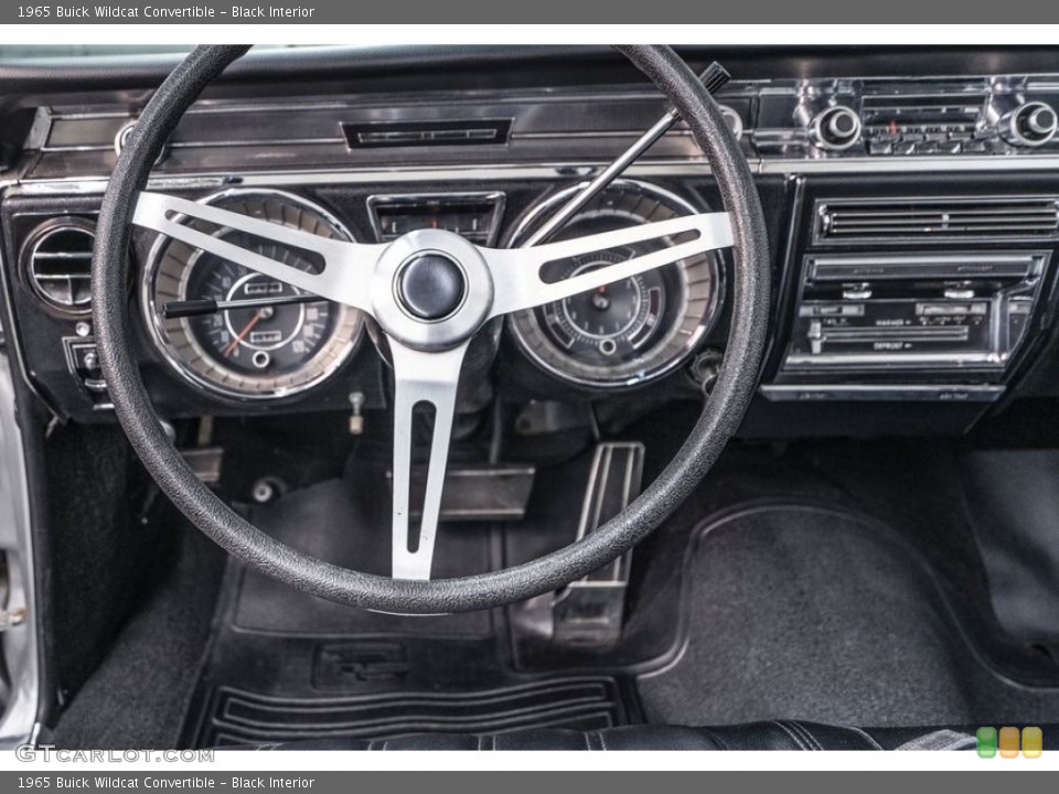 Black Interior Steering Wheel for the 1965 Buick Wildcat Convertible #144470864