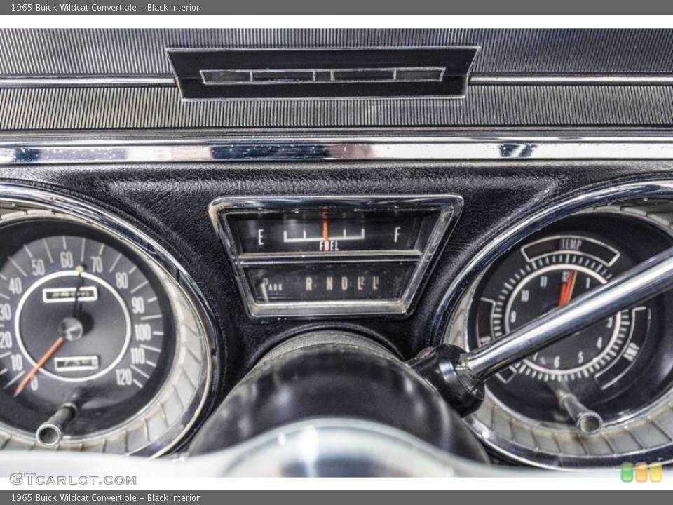 Black Interior Gauges for the 1965 Buick Wildcat Convertible #144470873
