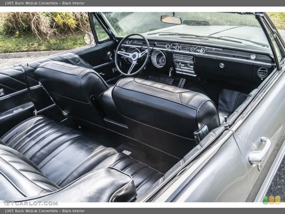 Black Interior Photo for the 1965 Buick Wildcat Convertible #144470906