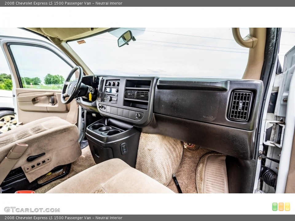 Neutral Interior Dashboard for the 2008 Chevrolet Express LS 1500 Passenger Van #144470914