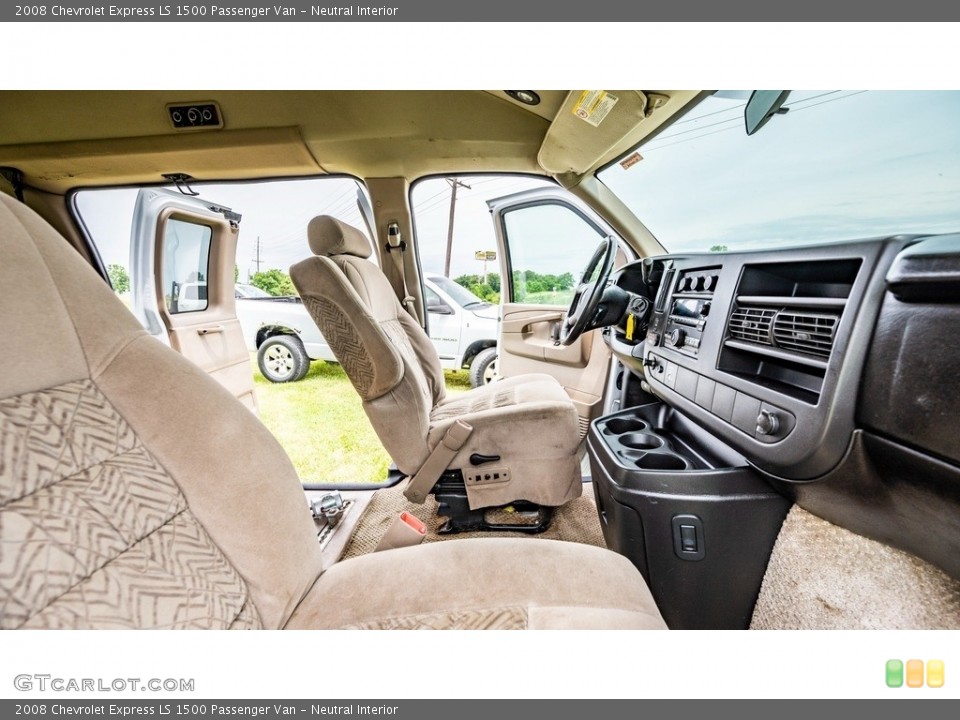 Neutral Interior Front Seat for the 2008 Chevrolet Express LS 1500 Passenger Van #144470924