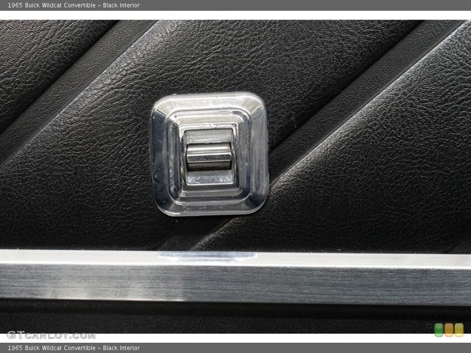 Black Interior Controls for the 1965 Buick Wildcat Convertible #144471041
