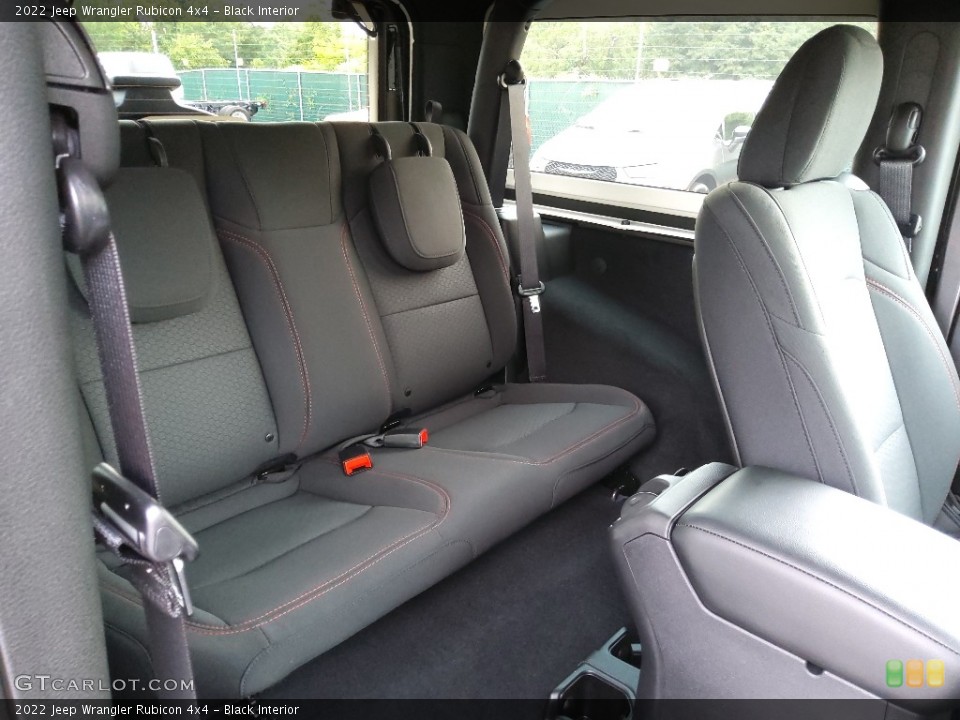 Black Interior Rear Seat for the 2022 Jeep Wrangler Rubicon 4x4 #144471605