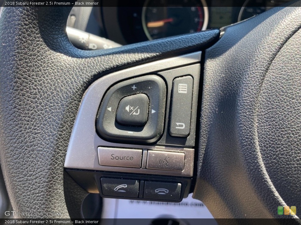 Black Interior Steering Wheel for the 2018 Subaru Forester 2.5i Premium #144471902