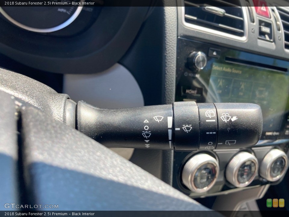 Black Interior Controls for the 2018 Subaru Forester 2.5i Premium #144471911