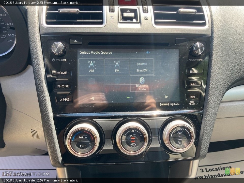 Black Interior Controls for the 2018 Subaru Forester 2.5i Premium #144471962