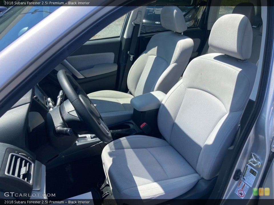Black Interior Front Seat for the 2018 Subaru Forester 2.5i Premium #144472028