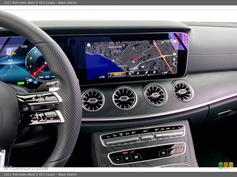 Black Interior Controls for the 2022 Mercedes-Benz E 450 Coupe #144473437