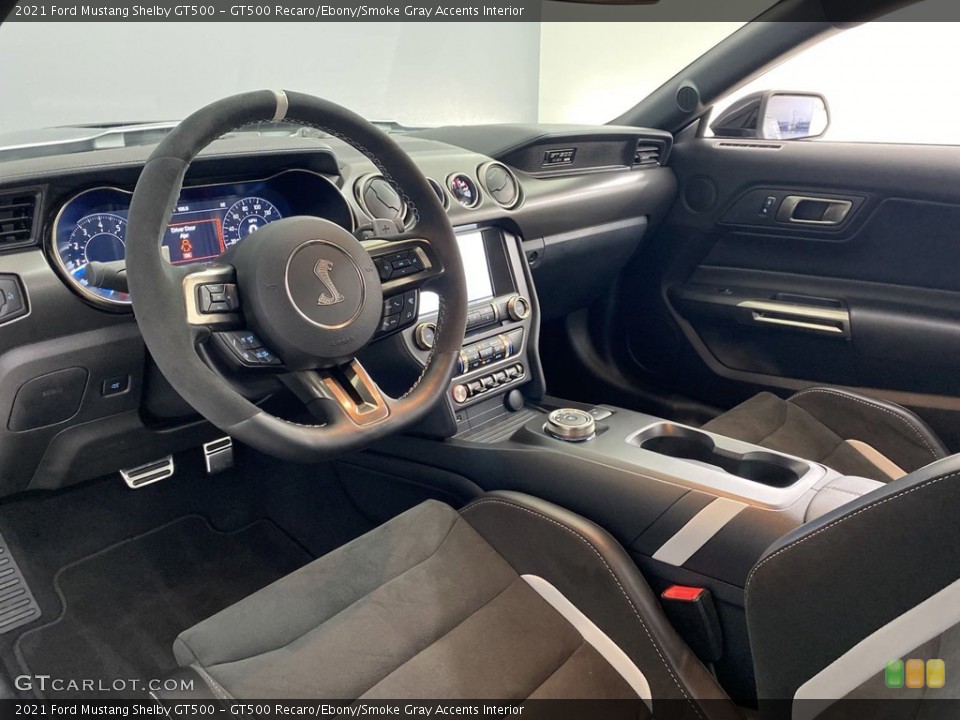 GT500 Recaro/Ebony/Smoke Gray Accents Interior Photo for the 2021 Ford Mustang Shelby GT500 #144475675