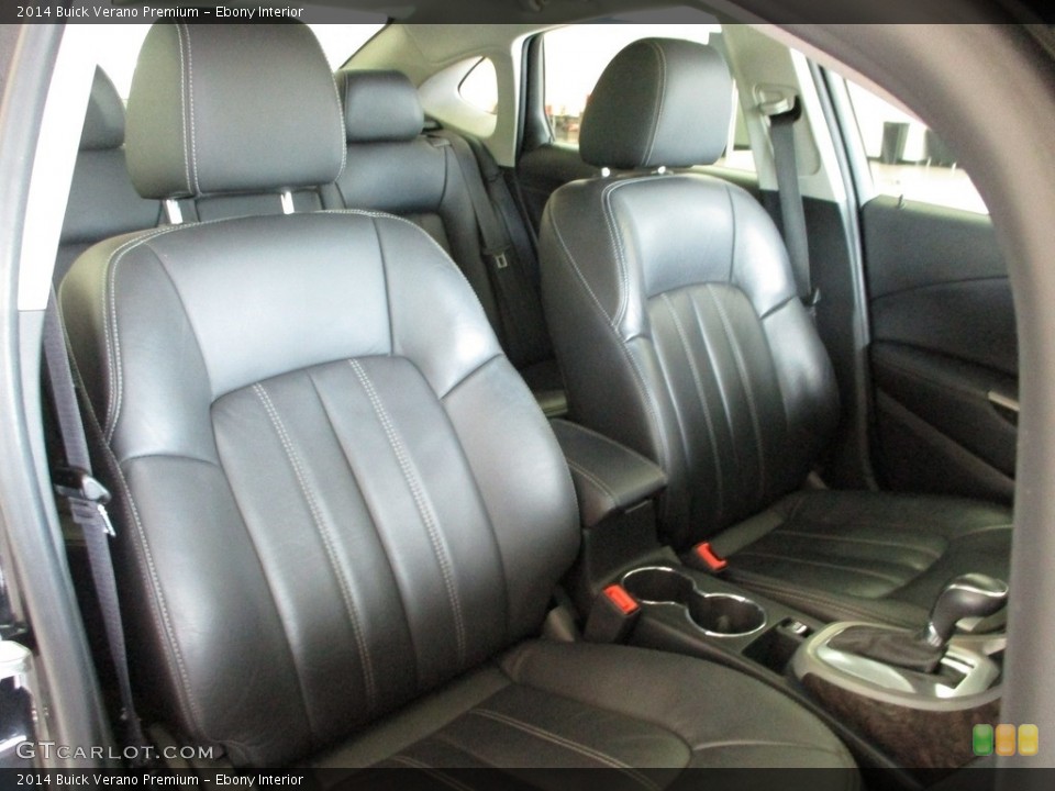 Ebony Interior Front Seat for the 2014 Buick Verano Premium #144477229