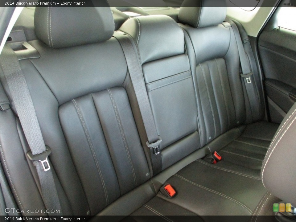 Ebony Interior Rear Seat for the 2014 Buick Verano Premium #144477277