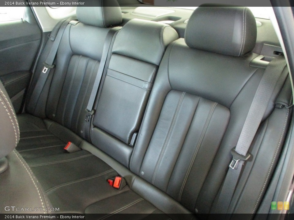 Ebony Interior Rear Seat for the 2014 Buick Verano Premium #144477313
