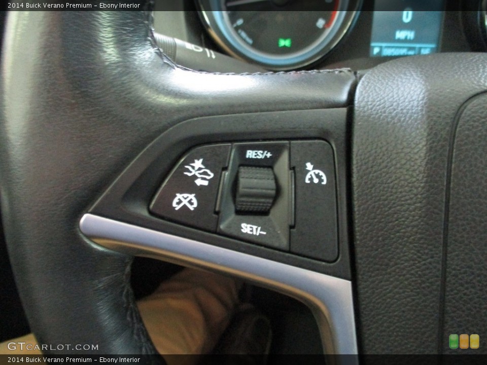 Ebony Interior Steering Wheel for the 2014 Buick Verano Premium #144477415