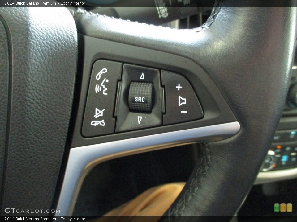Ebony Interior Steering Wheel for the 2014 Buick Verano Premium #144477424