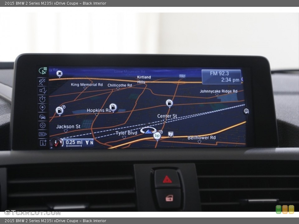Black Interior Navigation for the 2015 BMW 2 Series M235i xDrive Coupe #144478927