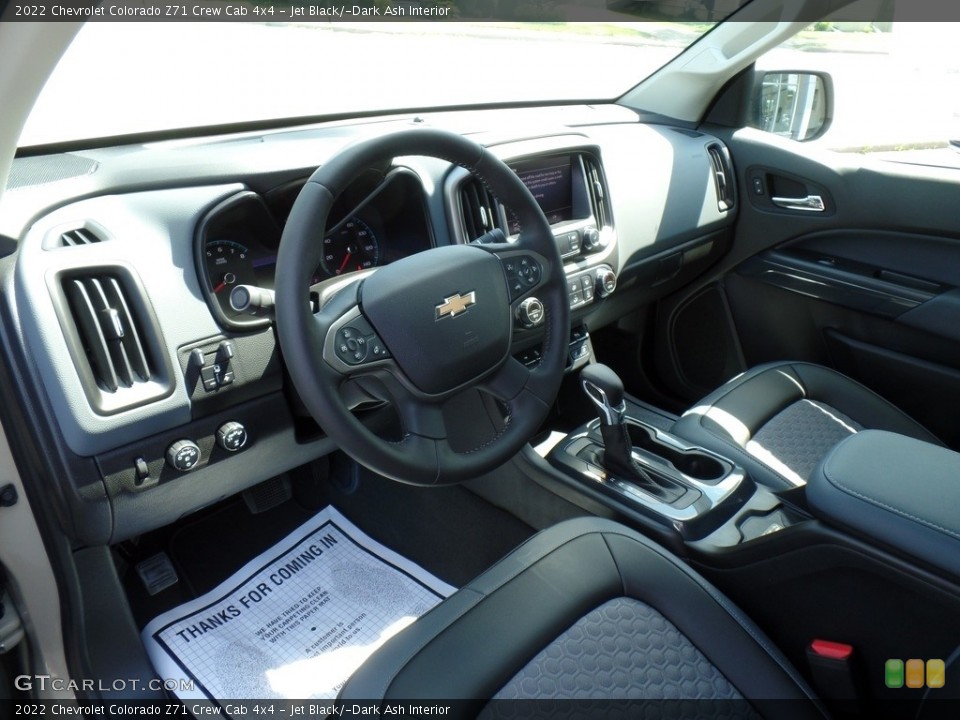 Jet Black/­Dark Ash Interior Dashboard for the 2022 Chevrolet Colorado Z71 Crew Cab 4x4 #144480169