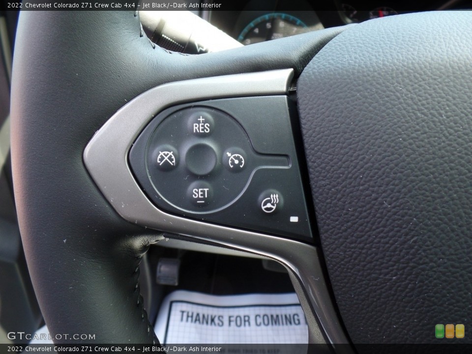 Jet Black/­Dark Ash Interior Steering Wheel for the 2022 Chevrolet Colorado Z71 Crew Cab 4x4 #144480271