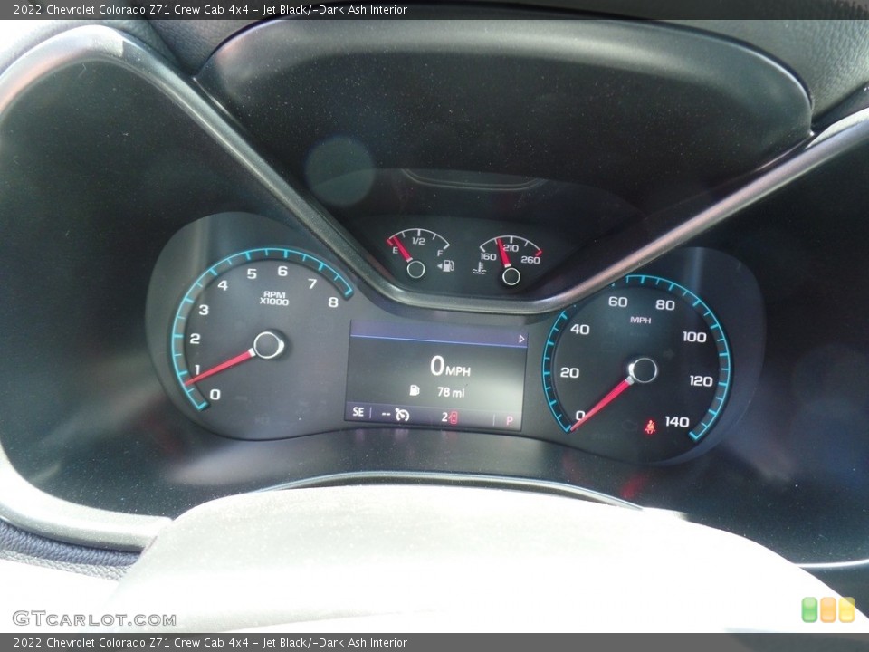 Jet Black/­Dark Ash Interior Gauges for the 2022 Chevrolet Colorado Z71 Crew Cab 4x4 #144480321