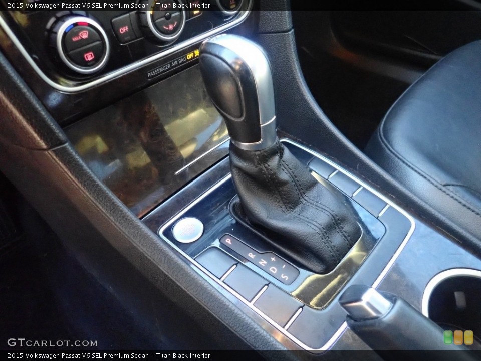 Titan Black Interior Transmission for the 2015 Volkswagen Passat V6 SEL Premium Sedan #144481006