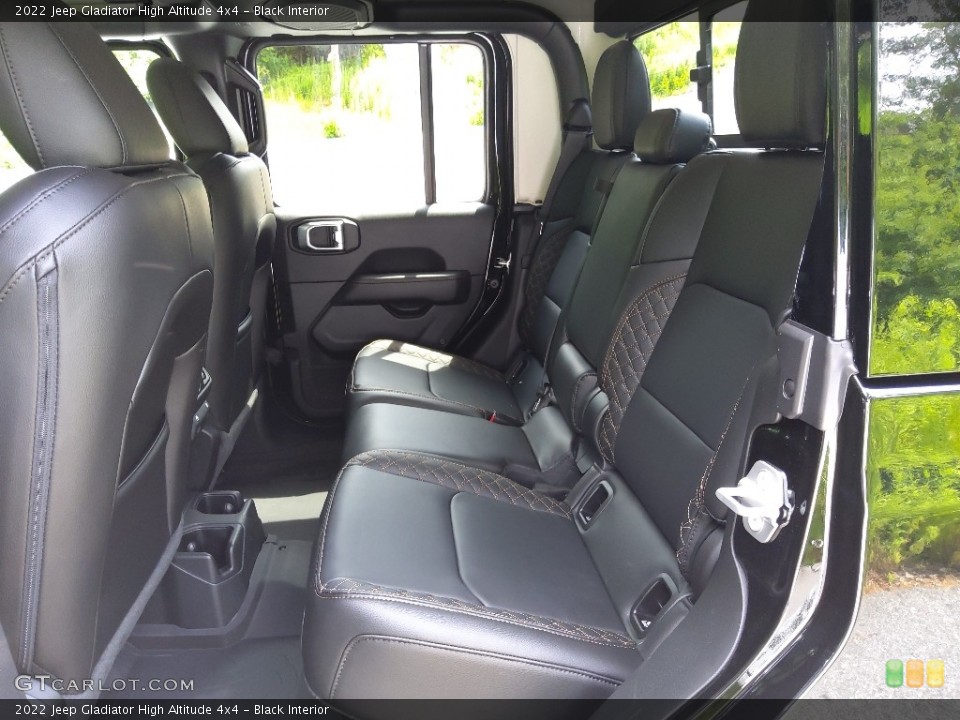 Black Interior Rear Seat for the 2022 Jeep Gladiator High Altitude 4x4 #144481711