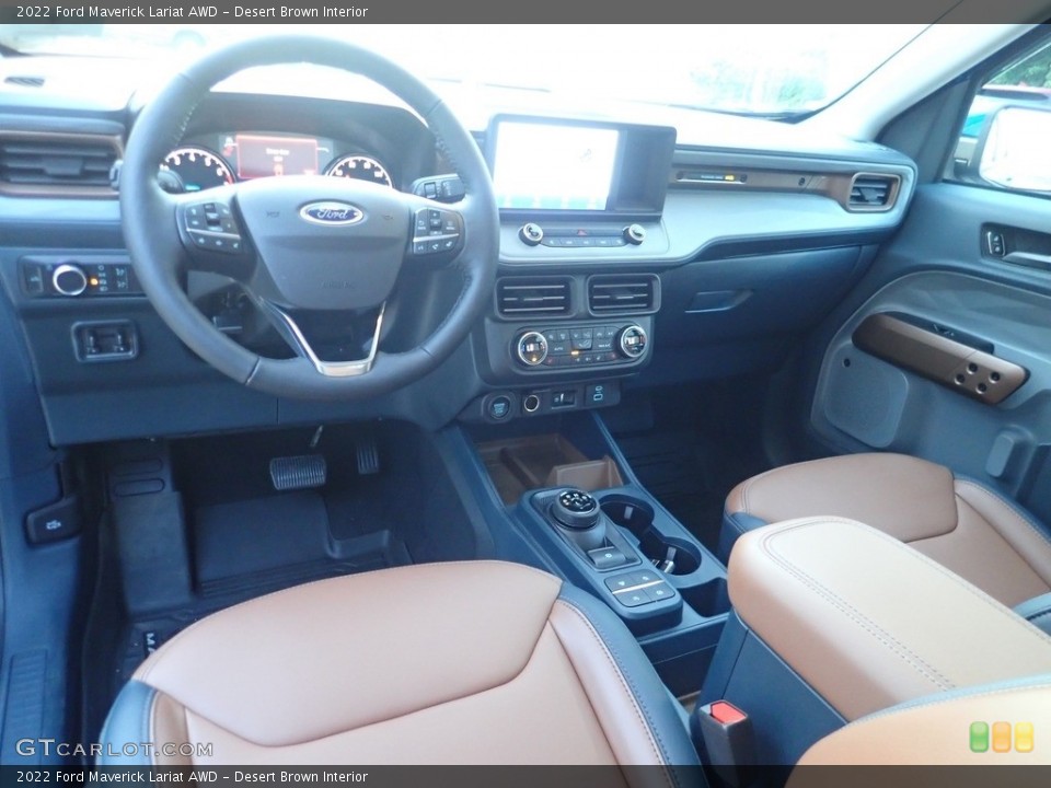 Desert Brown Interior Photo for the 2022 Ford Maverick Lariat AWD #144482131