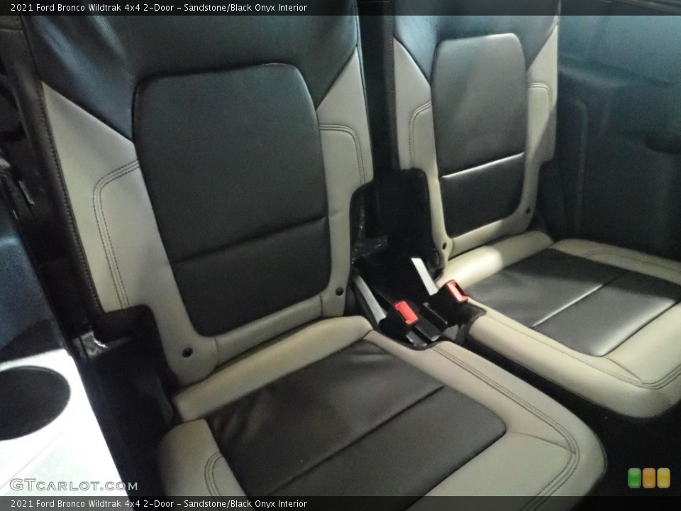 Sandstone/Black Onyx Interior Rear Seat for the 2021 Ford Bronco Wildtrak 4x4 2-Door #144482572