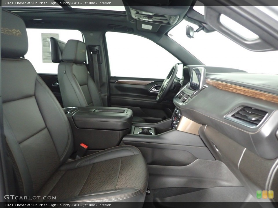 Jet Black 2021 Chevrolet Suburban Interiors