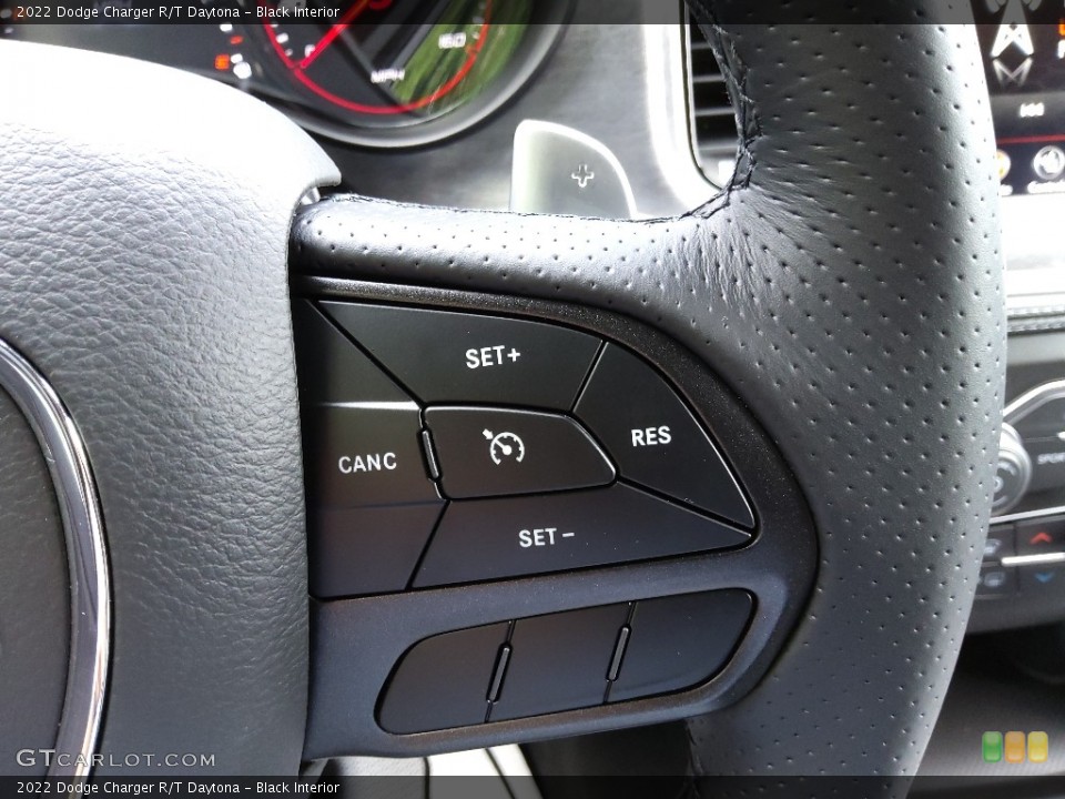 Black Interior Steering Wheel for the 2022 Dodge Charger R/T Daytona #144482662
