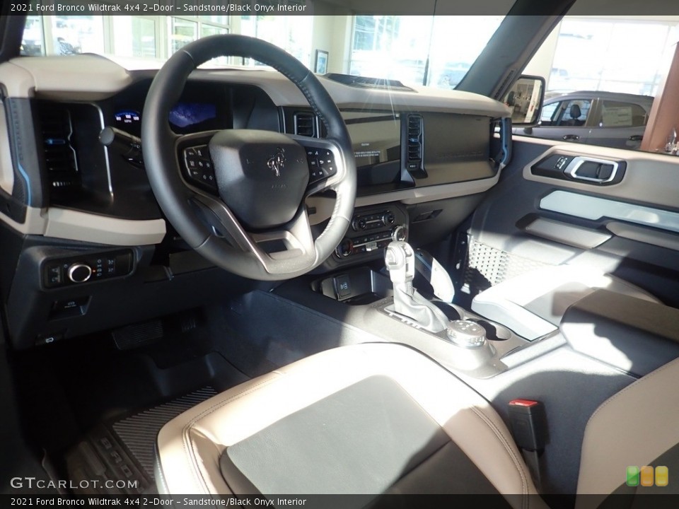 Sandstone/Black Onyx Interior Photo for the 2021 Ford Bronco Wildtrak 4x4 2-Door #144482692