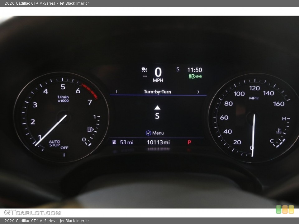 Jet Black Interior Gauges for the 2020 Cadillac CT4 V-Series #144483550