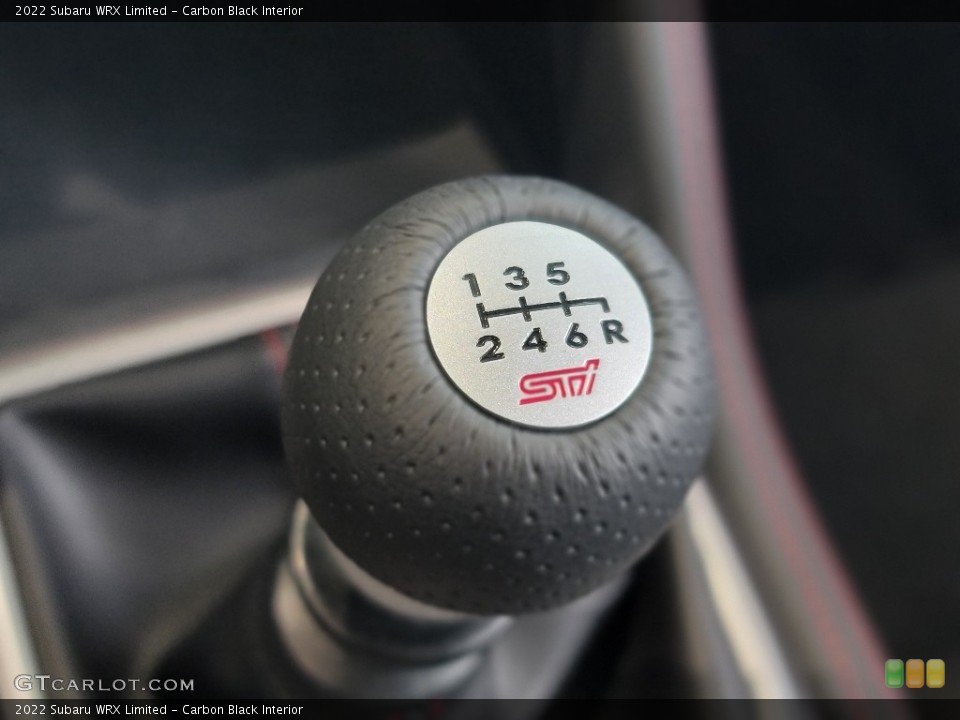 Carbon Black Interior Transmission for the 2022 Subaru WRX Limited #144486018
