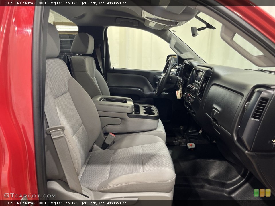 Jet Black/Dark Ash Interior Front Seat for the 2015 GMC Sierra 2500HD Regular Cab 4x4 #144487404