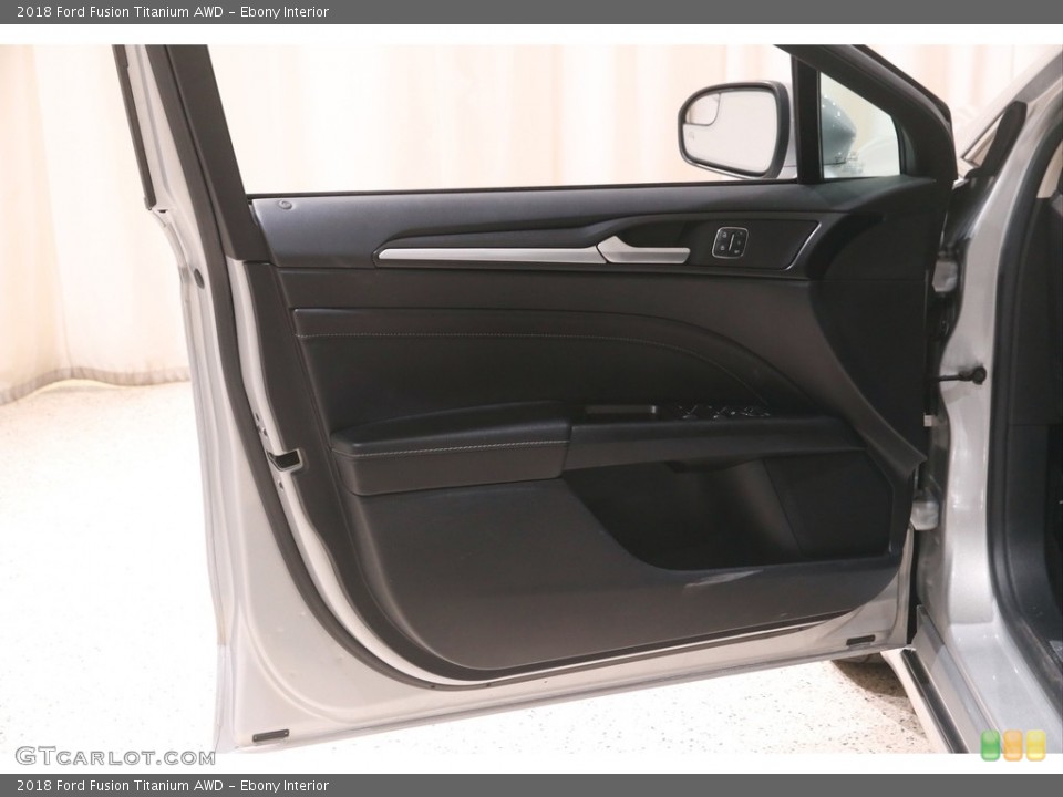 Ebony Interior Door Panel for the 2018 Ford Fusion Titanium AWD #144488202