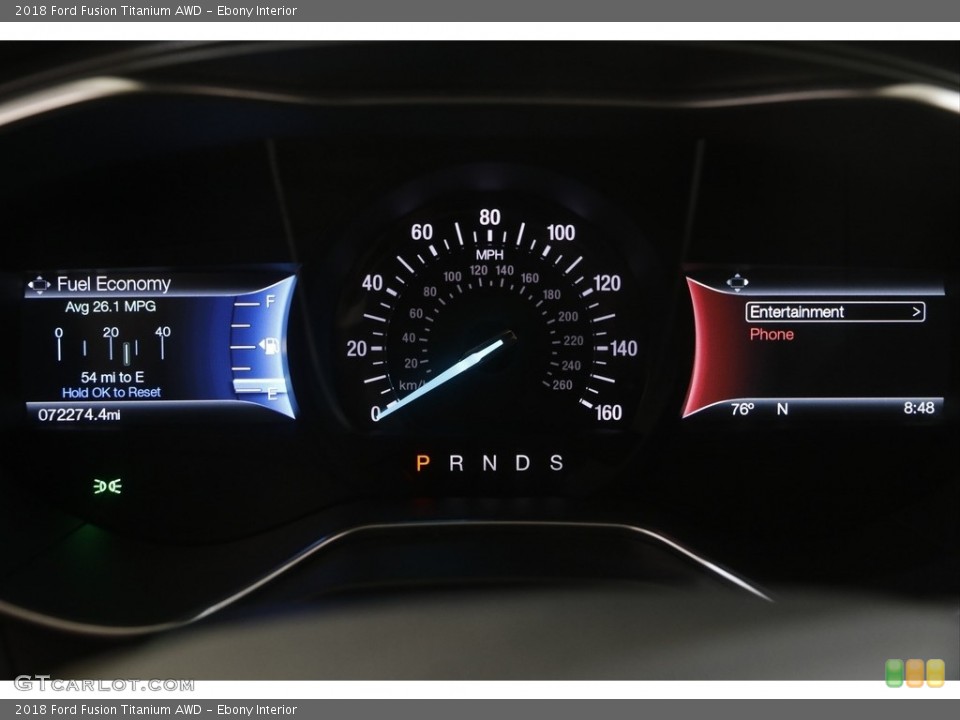 Ebony Interior Gauges for the 2018 Ford Fusion Titanium AWD #144488277