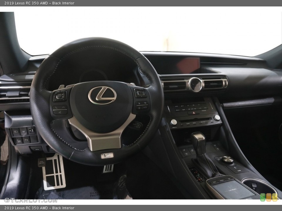 Black Interior Dashboard for the 2019 Lexus RC 350 AWD #144488481