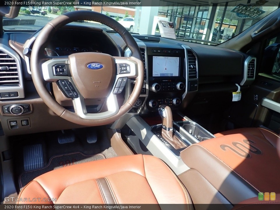 King Ranch Kingsville/Java Interior Photo for the 2020 Ford F150 King Ranch SuperCrew 4x4 #144489825