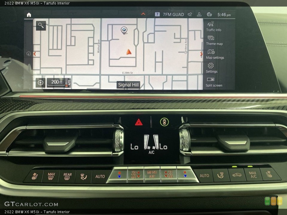 Tartufo Interior Navigation for the 2022 BMW X6 M50i #144490810