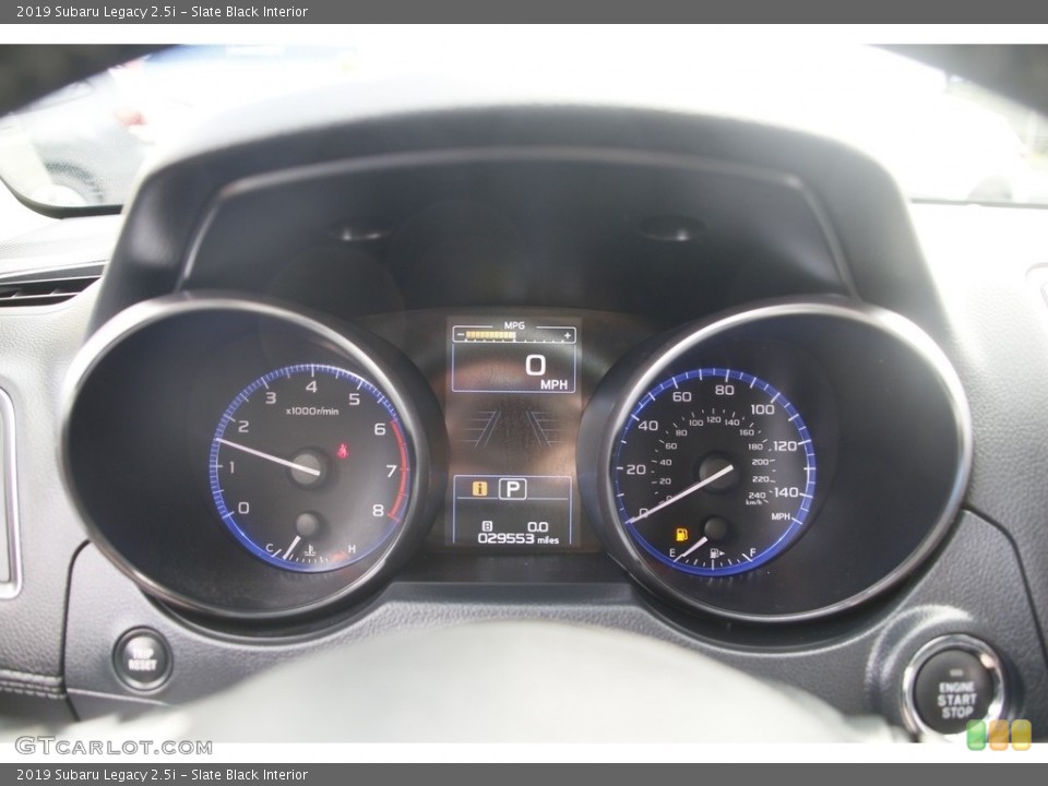 Slate Black Interior Gauges for the 2019 Subaru Legacy 2.5i #144492243