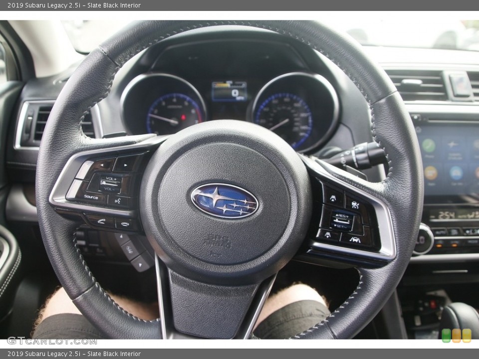 Slate Black Interior Steering Wheel for the 2019 Subaru Legacy 2.5i #144492267