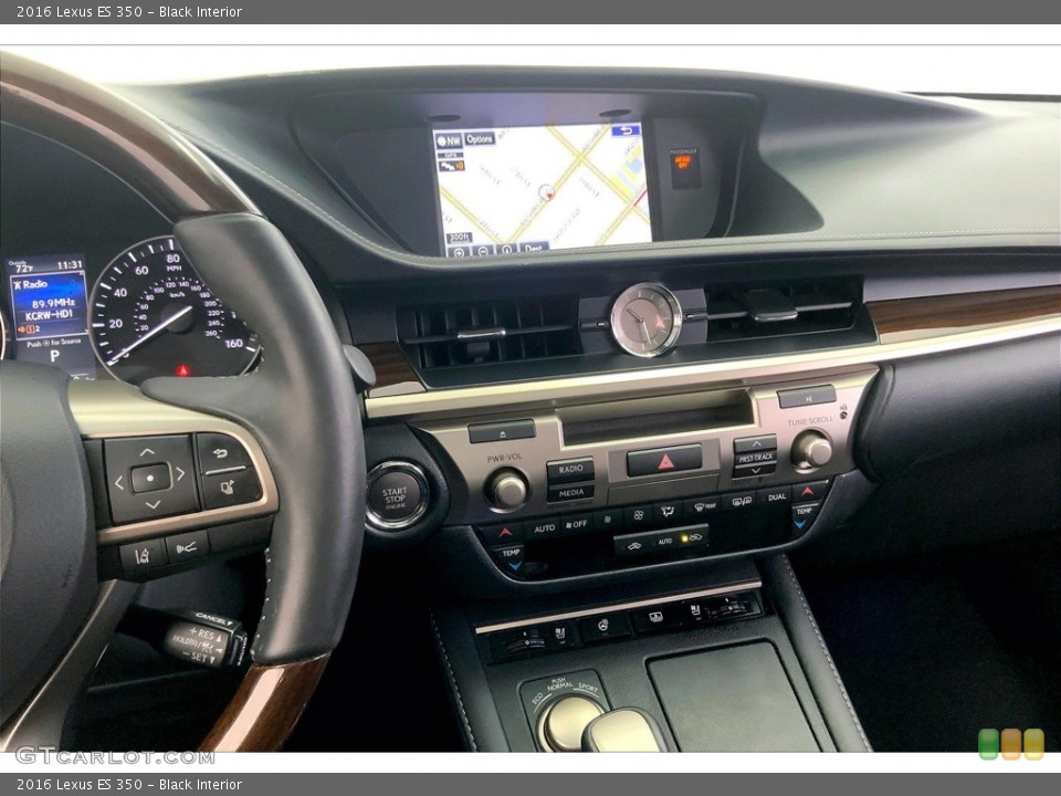 Black Interior Dashboard for the 2016 Lexus ES 350 #144492458