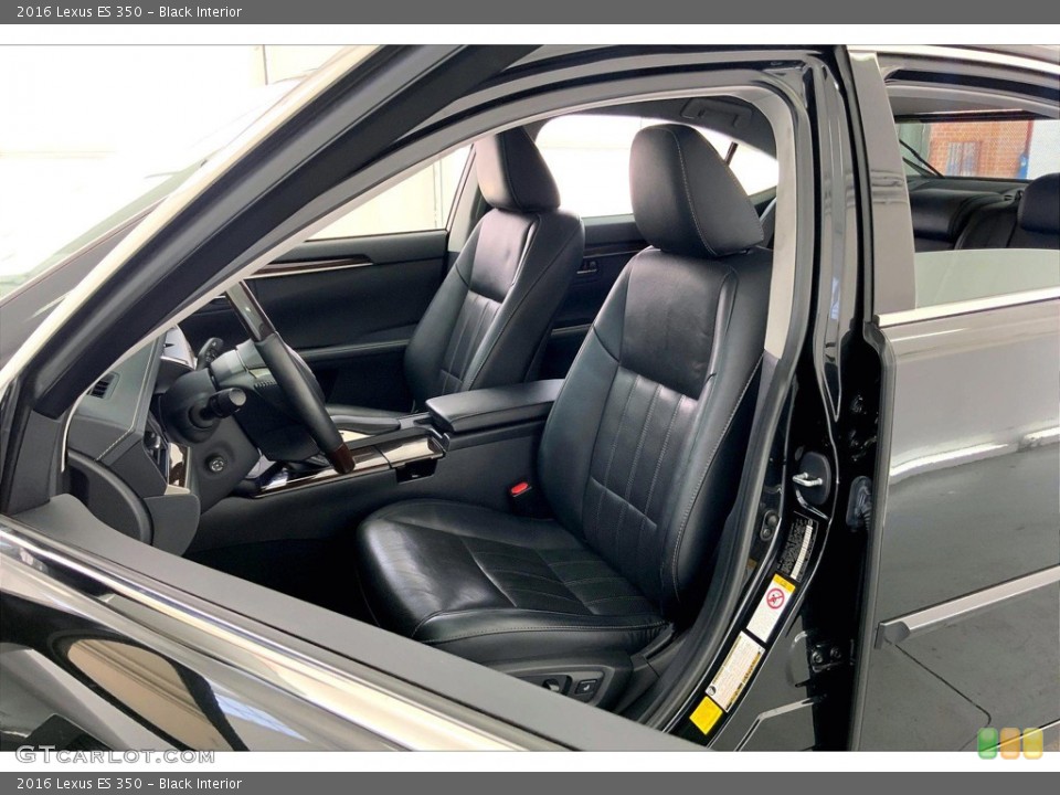 Black Interior Front Seat for the 2016 Lexus ES 350 #144492819