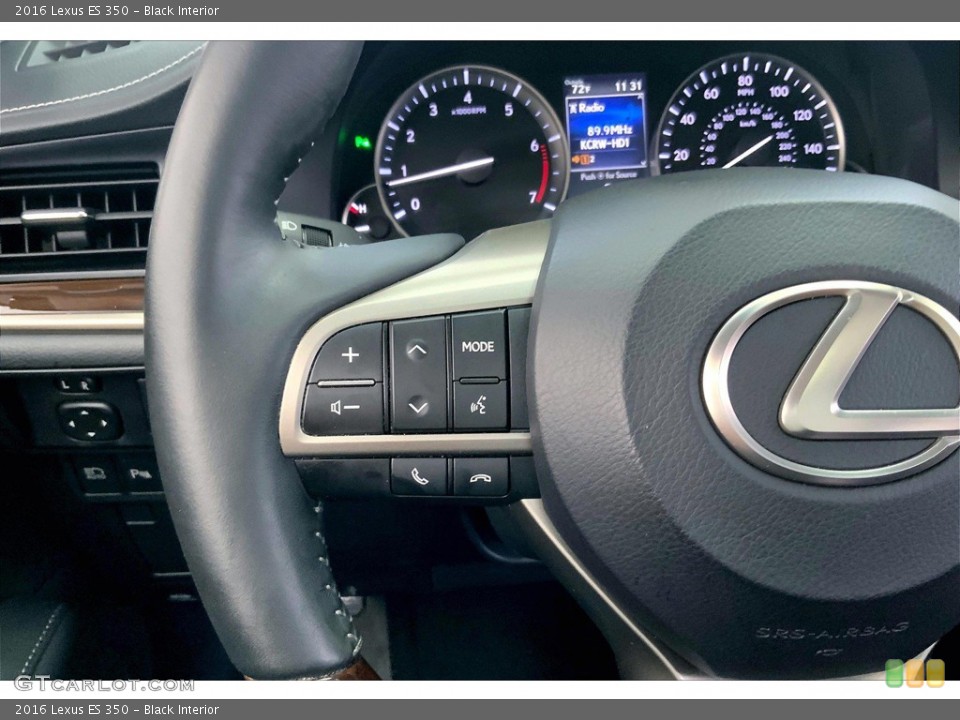 Black Interior Steering Wheel for the 2016 Lexus ES 350 #144492897