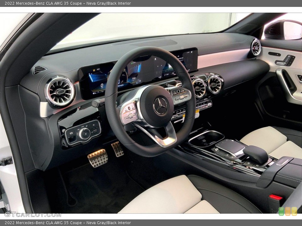 Neva Gray/Black Interior Photo for the 2022 Mercedes-Benz CLA AMG 35 Coupe #144496485