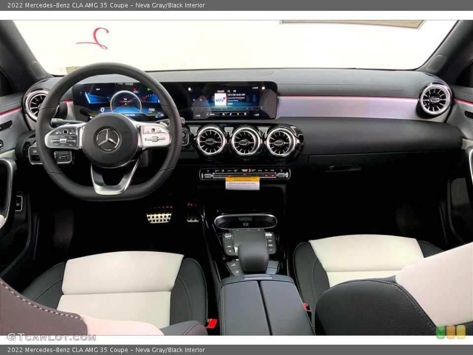 Neva Gray/Black Interior Dashboard for the 2022 Mercedes-Benz CLA AMG 35 Coupe #144496536