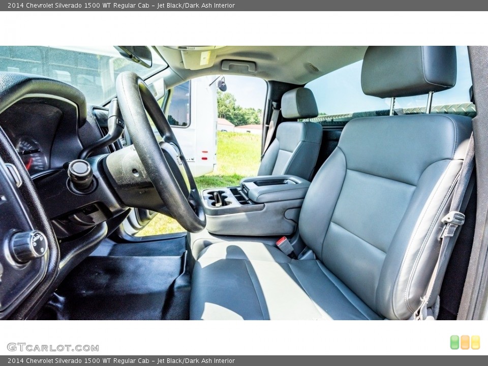 Jet Black/Dark Ash Interior Front Seat for the 2014 Chevrolet Silverado 1500 WT Regular Cab #144497682