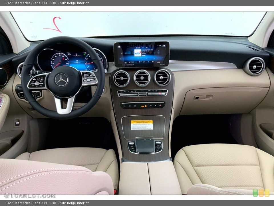 Silk Beige Interior Dashboard for the 2022 Mercedes-Benz GLC 300 #144497994