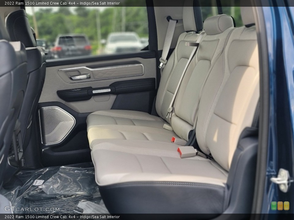 Indigo/Sea Salt Interior Rear Seat for the 2022 Ram 1500 Limited Crew Cab 4x4 #144499002