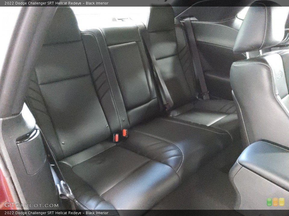 Black Interior Rear Seat for the 2022 Dodge Challenger SRT Hellcat Redeye #144501264
